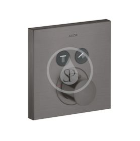 Axor ShowerSelect - Termostat pod omietku na 2 spotrebiče, kefovaný čierny chróm