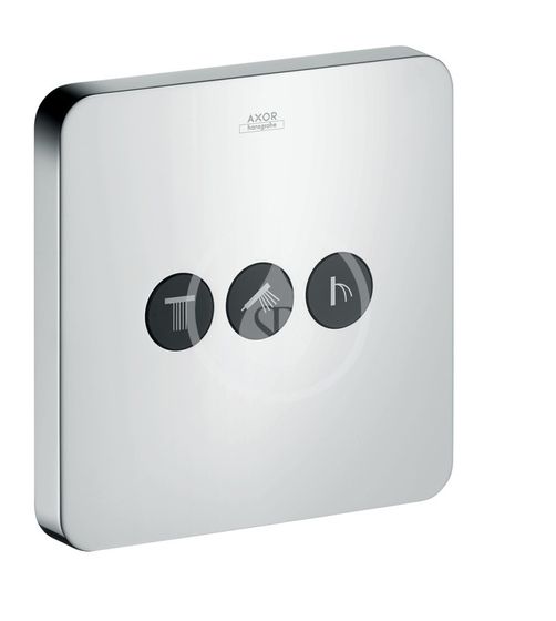 Axor ShowerSelect - Uzatvárací a prepínací ventil na 3 spotrebiče, chróm