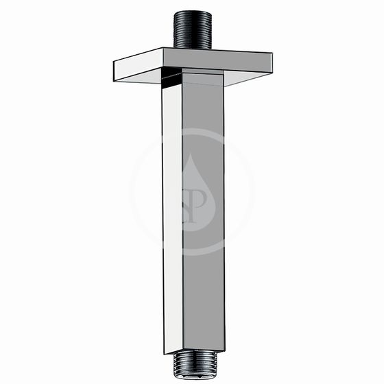 Bathmaker Sprchový program - Prívod od stropu 200 mm, chróm