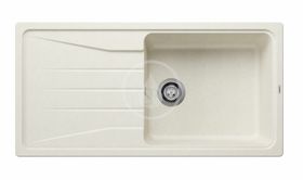 Blanco Sona XL 6 - Silgranitový drez, 1000x500 mm, jemná biela
