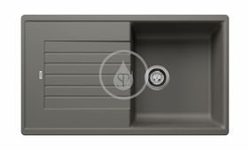 Blanco Zia 5 - Silgranitový drez, 860x500 mm, sivá