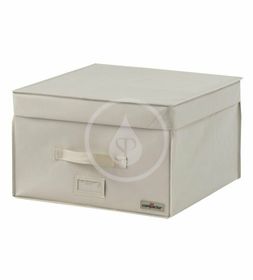 Compactor Úložné boxy - Vákuový úložný box s puzdrom, 100 l, béžová