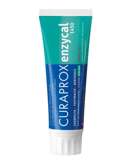 Curaprox Enzycal 1450 ppm, 75 ml zubná pasta