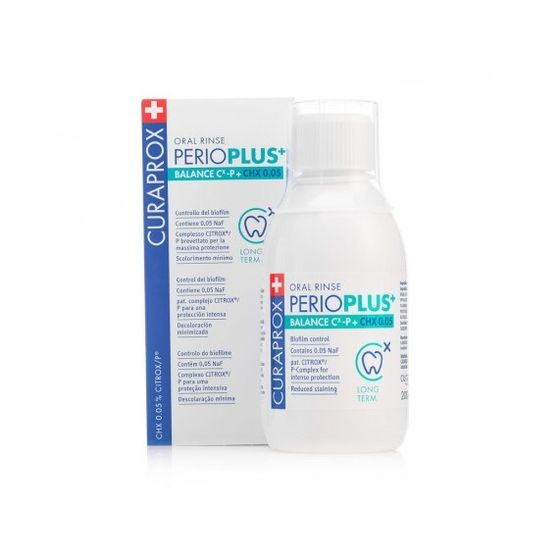 Curaprox Perio Plus+ CHX 0.05, ústna voda, 200 ml