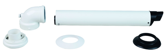 Daikin nízkoprofilová horizontálna komínová zostava 60/100 mm, plast