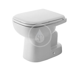 Duravit D-Code - Stojace WC, spodný odpad, biela