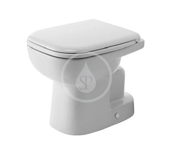 Duravit D-Code - Stojace WC, spodný odpad, biela