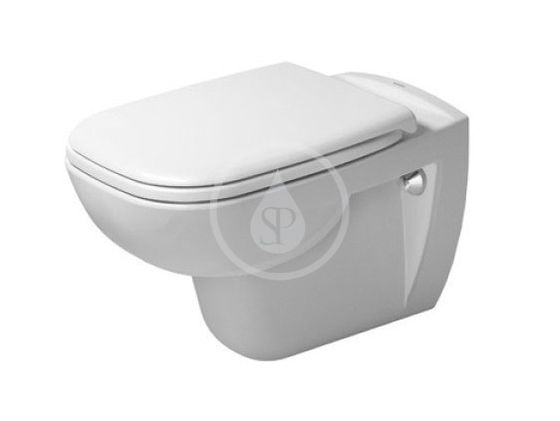 Duravit D-Code - Závesné WC, s HygieneGlaze, biela