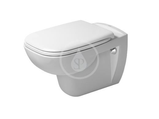 Duravit D-Code - Závesné WC s doskou SoftClose, biela