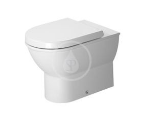 Duravit Darling New - Stojace WC, zadný odpad, biela