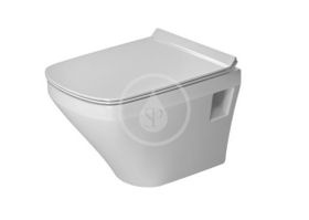 Duravit DuraStyle - Závesné WC Compact, Rimless, s WonderGliss, alpská biela