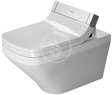 Duravit DuraStyle - Závesné WC na SensoWash, s WonderGliss, biela