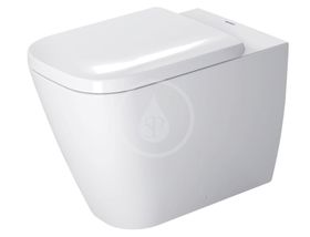 Duravit Happy D.2 - Stojace WC, zadný odpad, s HygieneGlaze, biela
