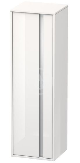 Duravit Ketho - Skrinka vysoká 1320x400x360 mm, ľavá, lesklá biela