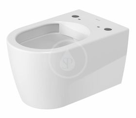 Duravit ME by Starck - Závesné WC Rimless pre bidetovú dosku SensoWash, HygieneGlaze, biela