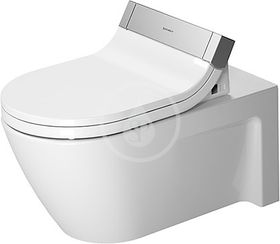 Duravit Starck 2 - Závesné WC pre bidetovú dosku SensoWash, s WonderGliss, alpská biela