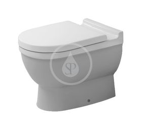 Duravit Starck 3 - Stojace WC, zadný odpad, s HygieneGlaze, alpská biela
