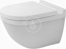 Duravit Starck 3 - Závesné WC, s WonderGliss, biela