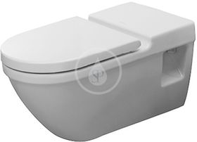 Duravit Starck 3 - Závesné WC, bezbariérové, biela