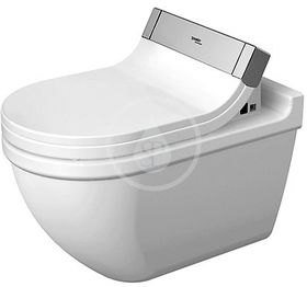 Duravit Starck 3 - Závesné WC pre SensoWash, biela