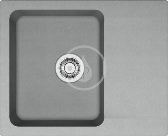 Franke Orion - Tectonitový drez OID 611-62, 620x500 mm, sivá
