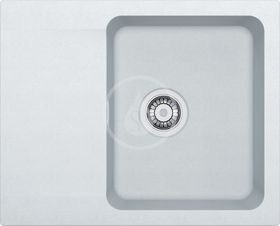 Franke Orion - Tectonitový drez OID 611-62, 620x500 mm, biela