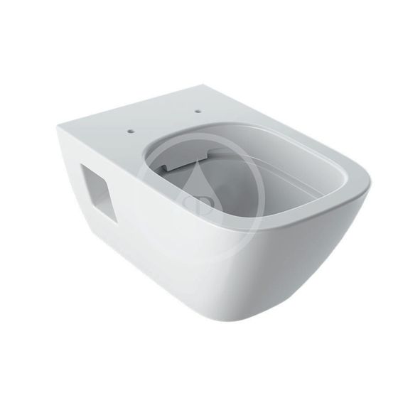 Geberit Selnova Square - Závesné WC, 540x350 mm, Rimfree, biela