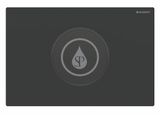 Geberit Sigma10 - Elektronické ovládanie splachovania, batériové napájanie, easy to clean, matná čierna