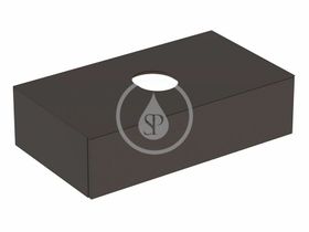 Geberit VariForm - Umývadlová skrinka, 900x510x235 mm, 1 zásuvka a zápachový uzáver, lávová