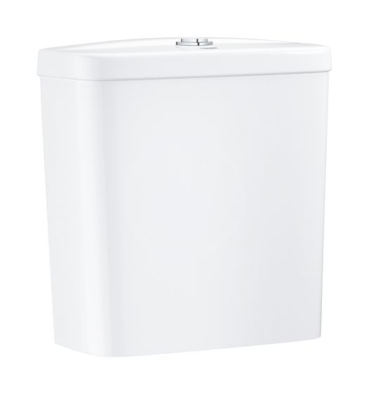 Grohe Bau Ceramic - Splachovacia nádrž k WC kombi, 343x153 mm, spodný prívod vody, alpská biela