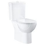 Grohe Bau Ceramic - WC kombi súprava s nádržkou a doskou softclose, rimless, alpská biela