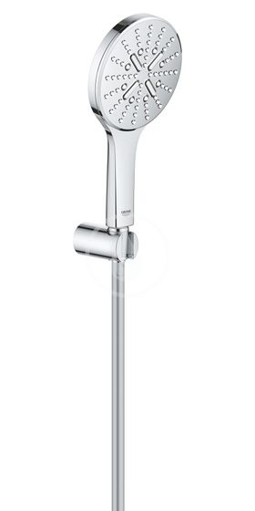 Grohe Rainshower SmartActive - Súprava sprchovej hlavice 130 9,5 l/min, 3 prúdy, držiaku a hadice, chróm