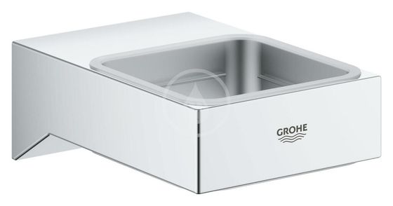 Grohe Selection Cube - Držiak pohára/mydlovničky, chróm