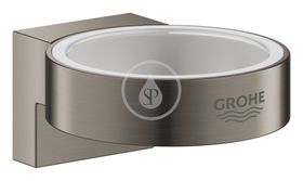 Grohe Selection - Držiak pohára/mydlovničky, kefovaný Hard Graphite