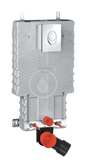 Grohe Uniset - Predstenový inštalačný modul, splachovacia nádrž DG2, s tlačidlom Skate Air, chróm