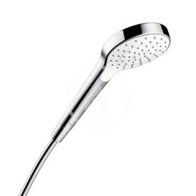 Hansgrohe Croma Select S - Ručná sprcha 110, EcoSmart 9 l/min, biela/chróm