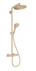 Hansgrohe Croma Select S - Sprchový set Showerpipe 280 s termostatom, EcoSmart, kefovaný bronz