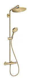Hansgrohe Croma Select S - Sprchový set Showerpipe 280 s termostatom, leštený vzhľad zlata