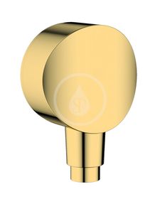 Hansgrohe Fixfit - Sprchové kolienko S so spätným ventilom, leštený vzhľad zlata
