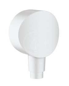 Hansgrohe Fixfit - Sprchové kolienko S so spätným ventilom, matná biela