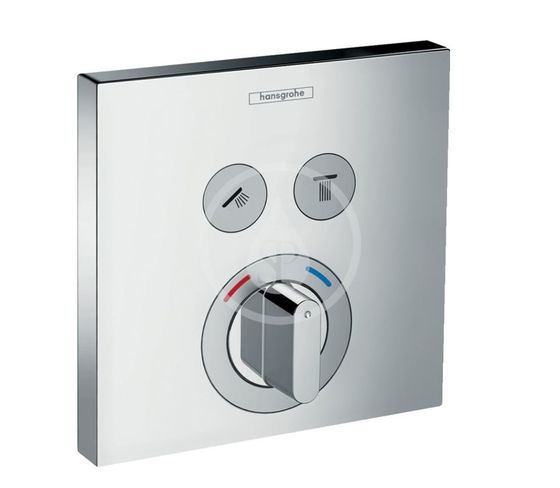 Hansgrohe Shower Select - Batéria pod omietku na 2 spotrebiče, chróm