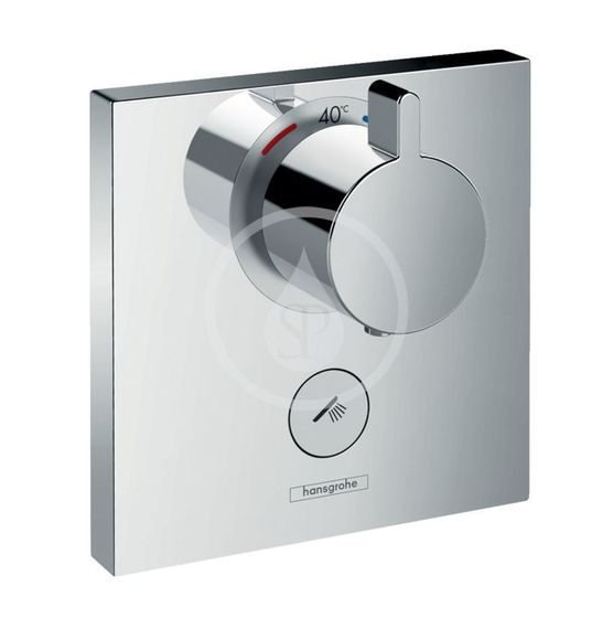 Hansgrohe Shower Select - Termostatická batéria pod omietku, 1 štandardný a 1 dodatočný výstup, chróm