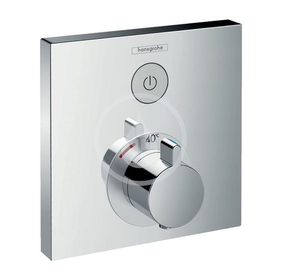 Hansgrohe Shower Select - Termostatická sprchová batéria pod omietku, chróm
