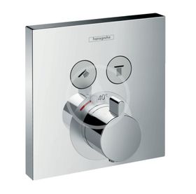 Hansgrohe Shower Select - Termostatická batéria pod omietku, na 2 výstupy, chróm