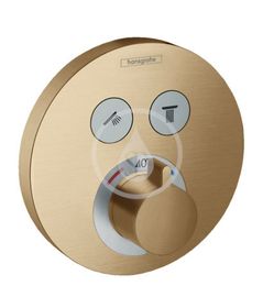 Hansgrohe Shower Select - Termostatická batéria pod omietku na 2 spotrebiče, kefovaný bronz