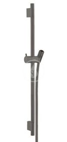 Hansgrohe Unica'S - Sprchová tyč 650 mm so sprchovou hadicou, kefovaný čieny chróm