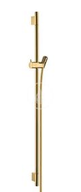 Hansgrohe Unica'S - Sprchová tyč 900 mm so sprchovou hadicou, leštený vzhľad zlata