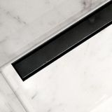 I-Drain Plano sprchový rošt čierny 1000mm, povrchová úprava PVD