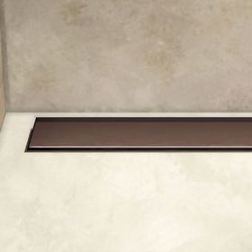 I-Drain Plano sprchový rošt čokoládový 1000mm, povrchová úprava PVD