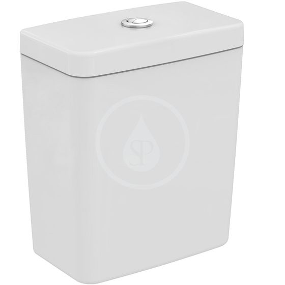 Ideal Standard Connect - Splachovacia nádrž Cube, spodné napúšťanie, Dual Flush, biela